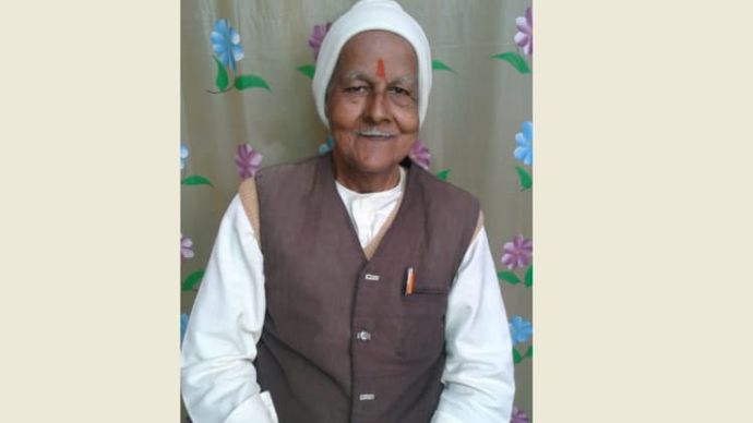 दिवंगत विष्णुचंद्र गुप्ता (फोटोः आशीष मिश्र)