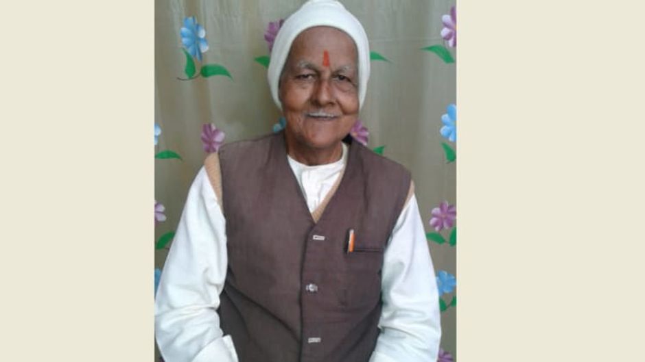 दिवंगत विष्णुचंद्र गुप्ता (फोटोः आशीष मिश्र)