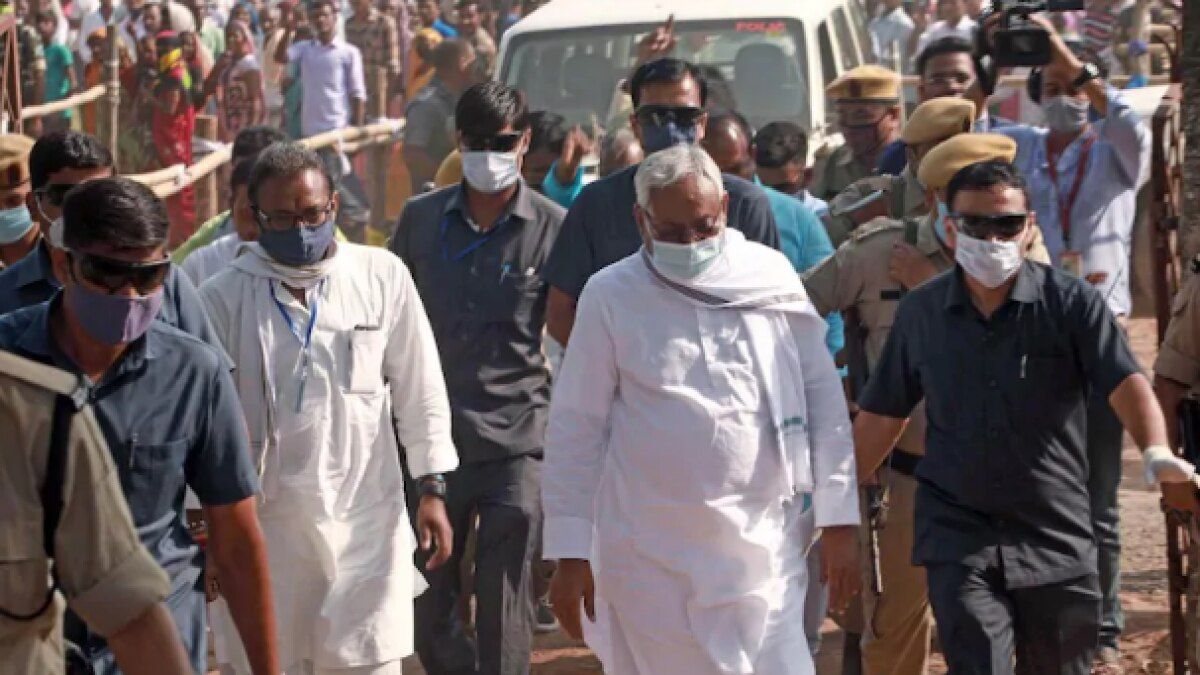 गया में 19 अक्तूबर को नीतीश कुमार (एएनआइ)