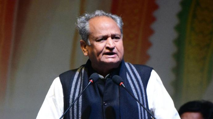 राजस्थान के मुख्यमंत्री अशोक गहलोत (फोटोः चंद्रदीप कुमार)