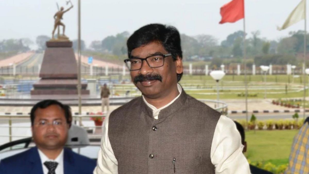 झारखंड के मुख्यमंत्री हेमंत सोरेन (सोमनाथ सेन)