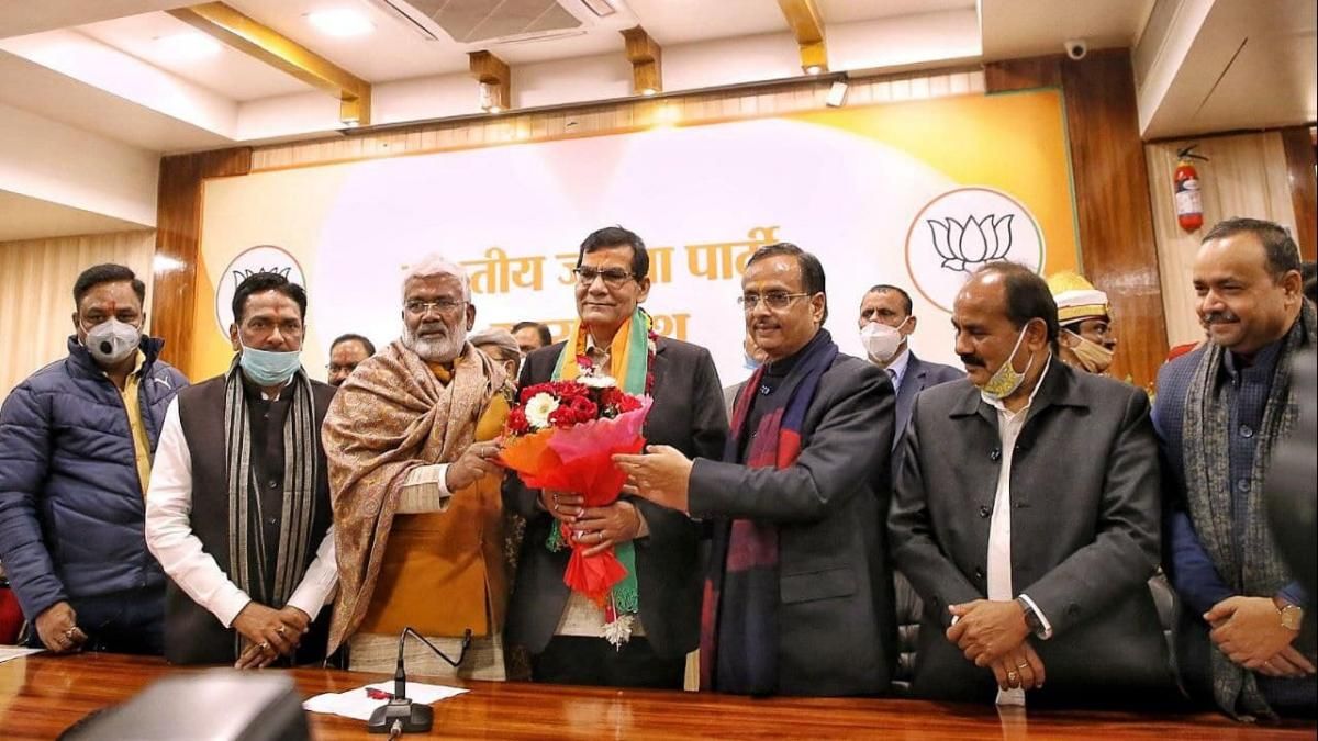 14 जनवरी को भाजपा में शामिल होते अरिवंद शर्मा