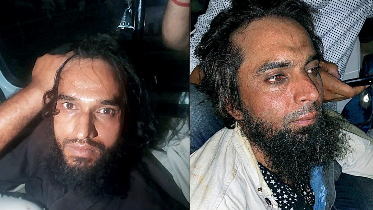 भयानक हत्याकांड : गिरफ्तारी के बाद गौस मोहम्मद और मोहम्मद रियाज