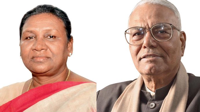 राष्ट्रपति पद के प्रत्याशी : द्रौपदी मुर्मू और यशवंत सिन्हा