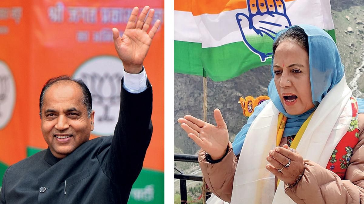 बड़ी जंग : मुख्यमंत्री जयराम ठाकुर ही चुनाव में भाजपा का चेहरा होंगे; पूर्व मुख्यमंत्री स्व. वीरभद्र सिंह की पत्नी प्रतिभा सिंह कांग्रेस की राज्य इकाई की प्रमुख हैं