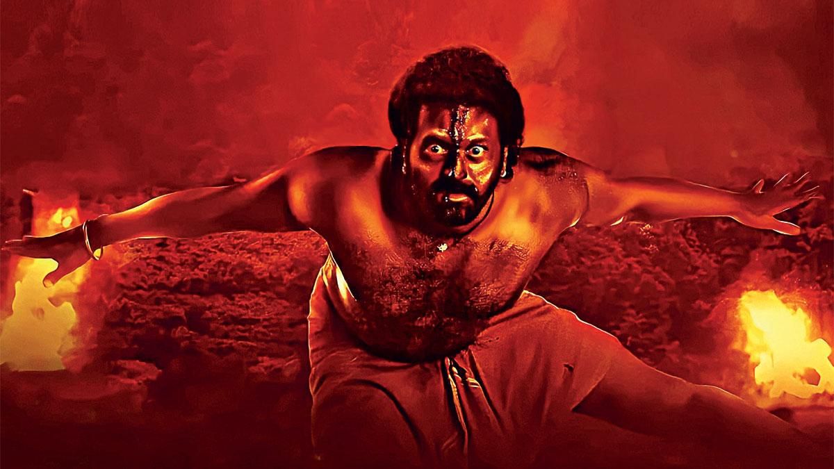 सितारे की चमक : ॠषभ शेट्टी फिल्म कांतारा के एक दृश्य में
