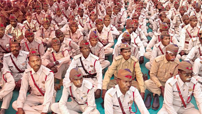 सालाना जलसा: पिछले साल 6 दिसंबर को बाघमार में कंगला मांझी सरकार के सैनिक