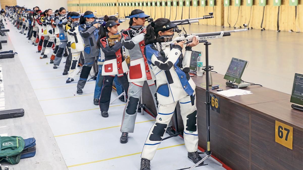 बड़ा निशाना नवंबर 2021 में भोपाल में आयोजित राष्ट्रीय निशानेबाजी प्रतियोगिता