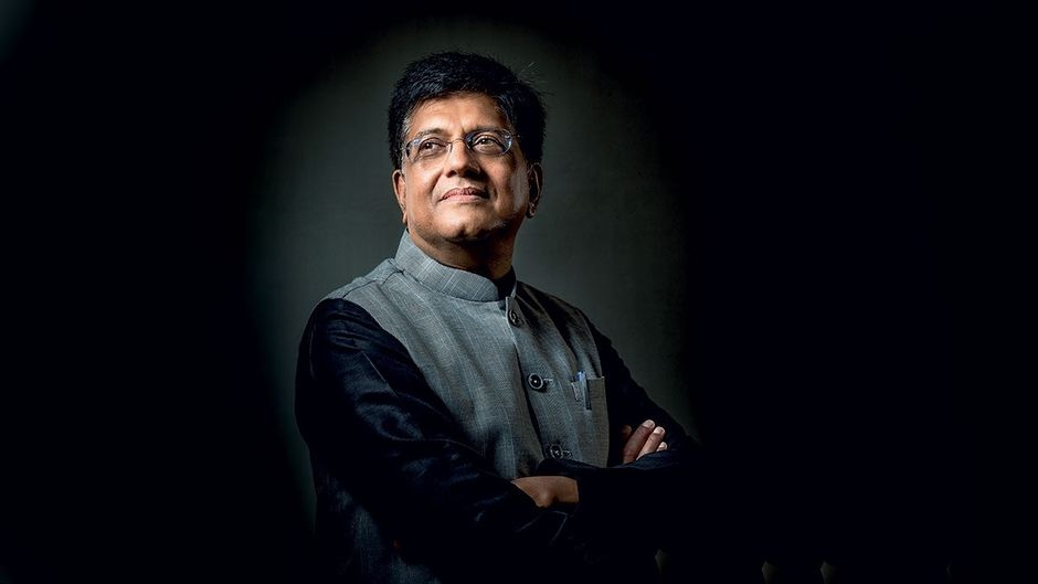 पीयूष गोयल वाणिज्य और उद्योग मंत्री