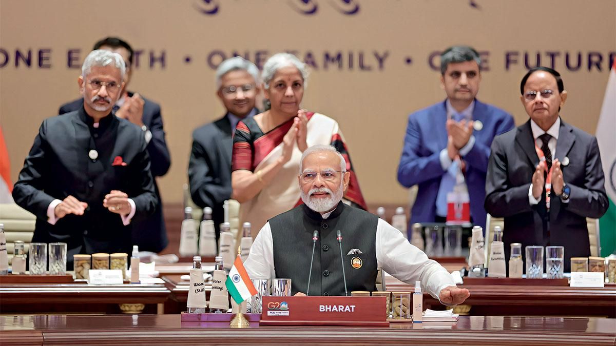 9 सितंबर को प्रधानमंत्री नरेंद्र मोदी दिल्ली घोषणापत्र जारी करते हुए