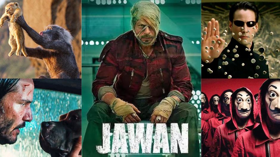 द लायन किंग से मनी हाइस्ट तक के रेफरेंस जवान में दिखते हैं