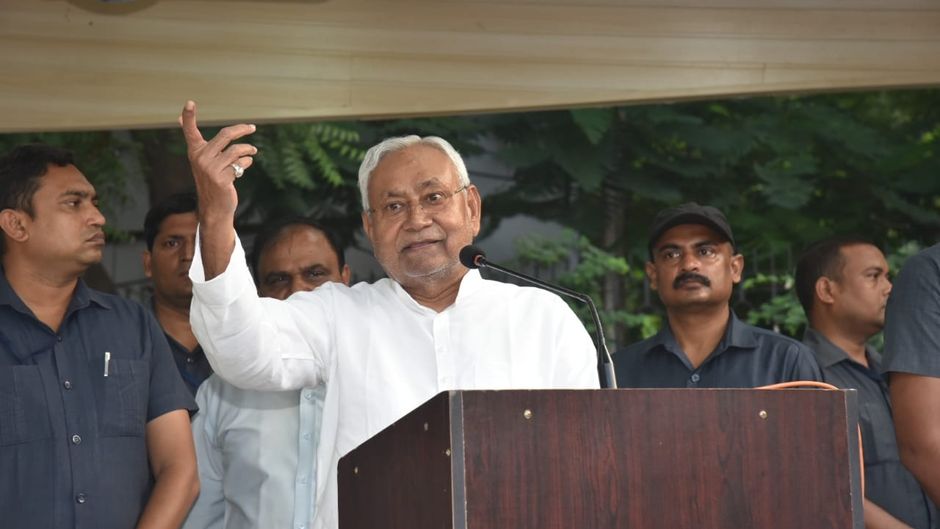 बिहार के मुख्यमंत्री नीतीश कुमार