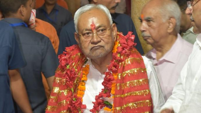 बिहार के मुख्यमंत्री नीतीश कुमार