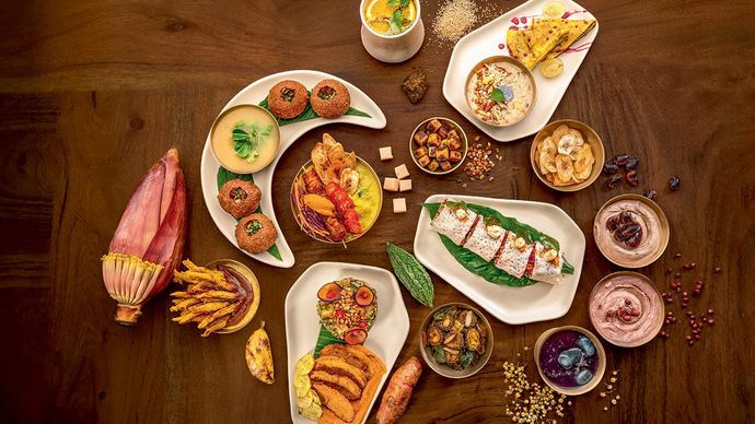 सेहतमंद शाकाहारी थाली