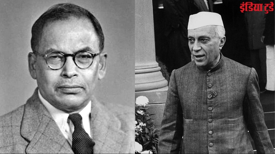 एस्ट्रोफिजिसिस्ट मेघनाद साहा और जवाहरलाल नेहरू