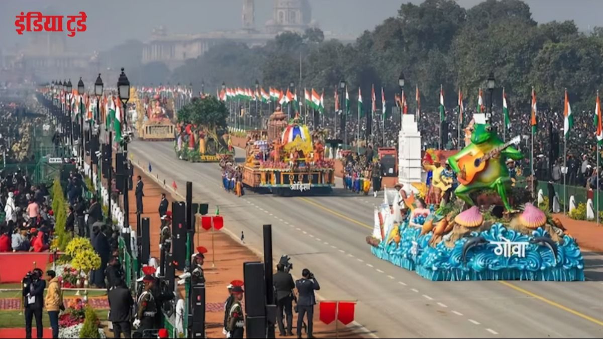 गणतंत्र दिवस परेड की एक झांकी