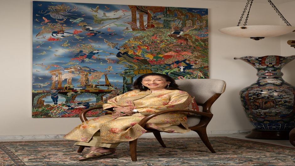 किरण नादर म्यूजियम ऑफ आर्ट की प्रेसिडेंट किरण नादर