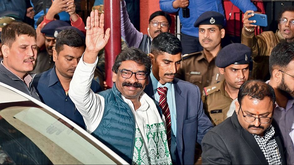 ईडी ने 31 जनवरी को हेमंत सोरेन को गिरफ्तार किया