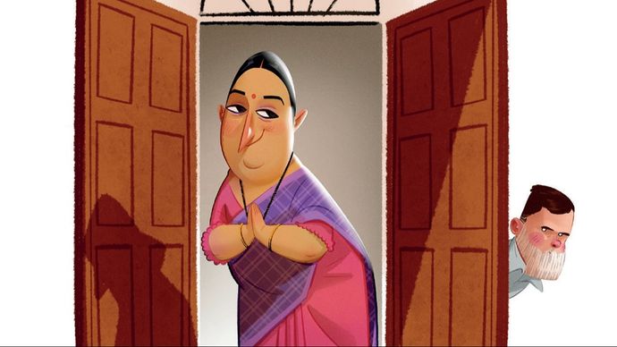 स्मृति के लिए कितना शुभ साबित होगा अमेठी में उनका नया घर: इलस्ट्रेशन: सिद्धांत जुमडे