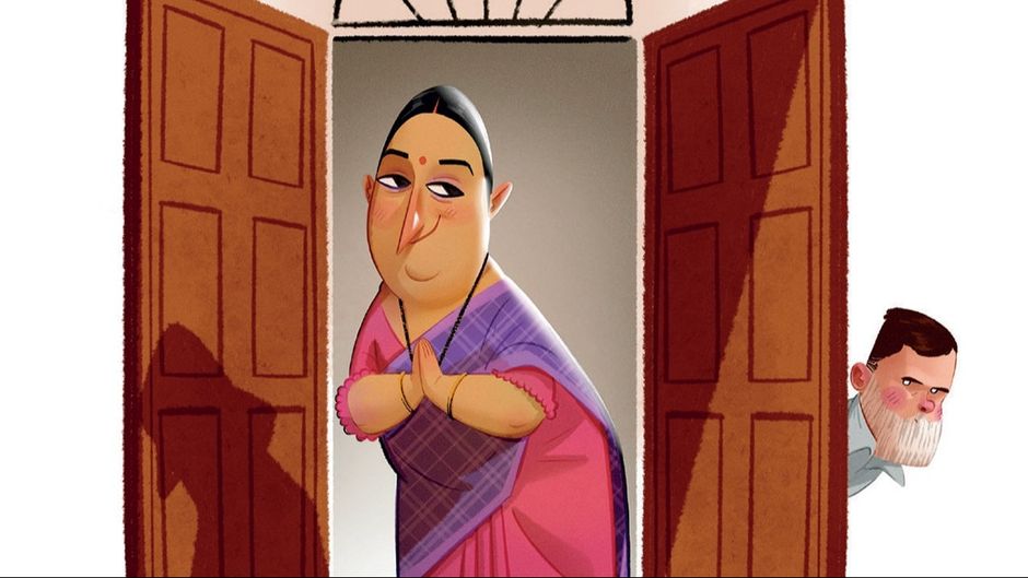 स्मृति के लिए कितना शुभ साबित होगा अमेठी में उनका नया घर: इलस्ट्रेशन: सिद्धांत जुमडे