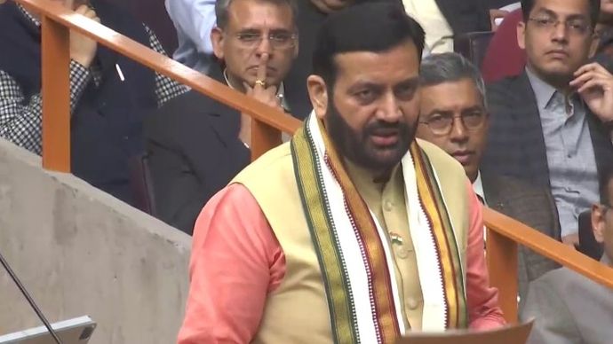 नायब सिंह सैनी ने 12 मार्च को मनोहर लाल खट्टर के पद से इस्तीफा देने के बाद राज्य के मुख्यमंत्री के रूप में शपथ ली