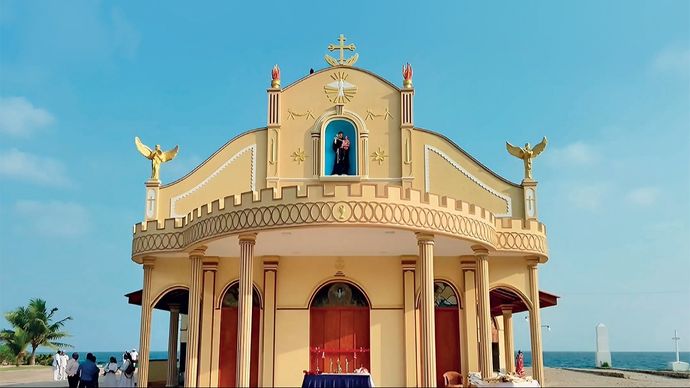 कच्चातिवु द्वीप पर सेंट एंथनी का चर्च