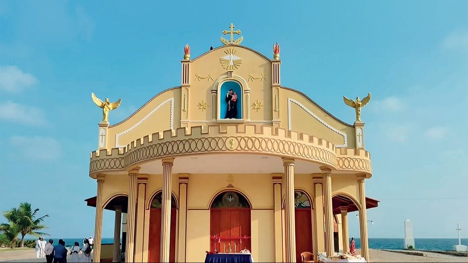 कच्चातिवु द्वीप पर सेंट एंथनी का चर्च