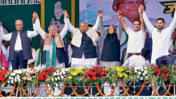 पटना में 3 मार्च को इंडिया गठबंधन की रैली आयोजित हुई थी