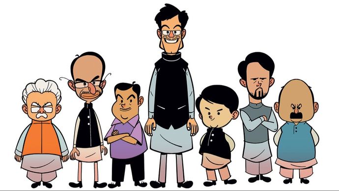 महारथियों का मंथन/इलस्ट्रेशन - सिद्धांत जुमडे