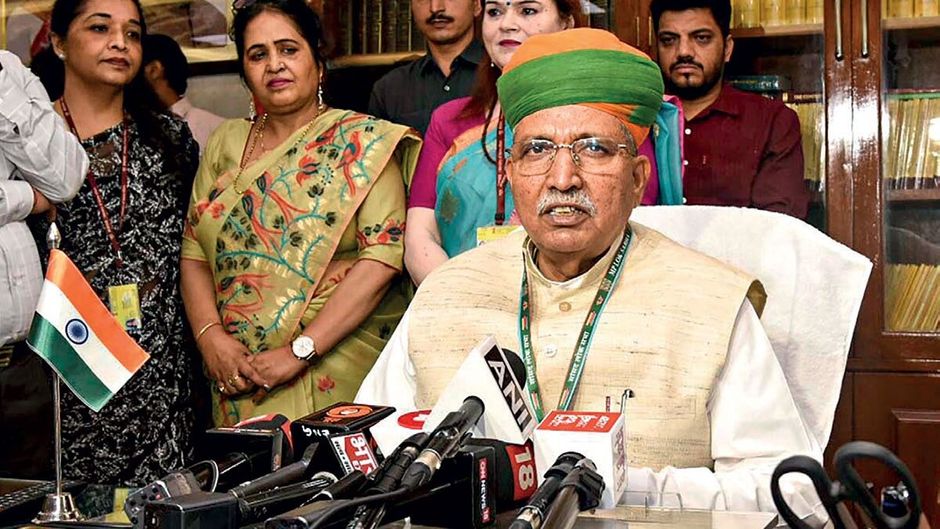 अर्जुन राम मेघवाल, केंद्रीय कानून मंत्री