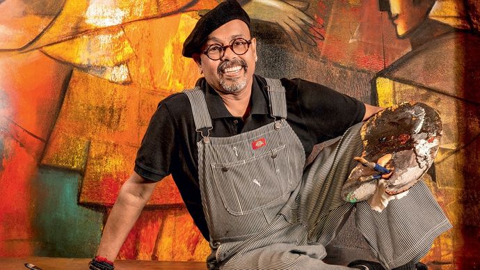 परेश मैती, भारतीय चित्रकार