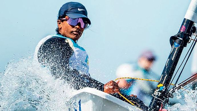 नेत्रा कुमनन, 26 वर्ष, (नौकायन)