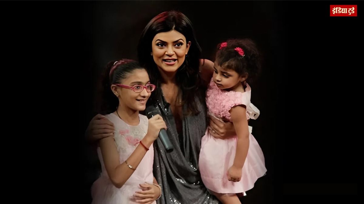 सुष्मिता सेन दो बेटियों वाली सेलिब्रिटी दत्तक माता-पिता में से एक हैं