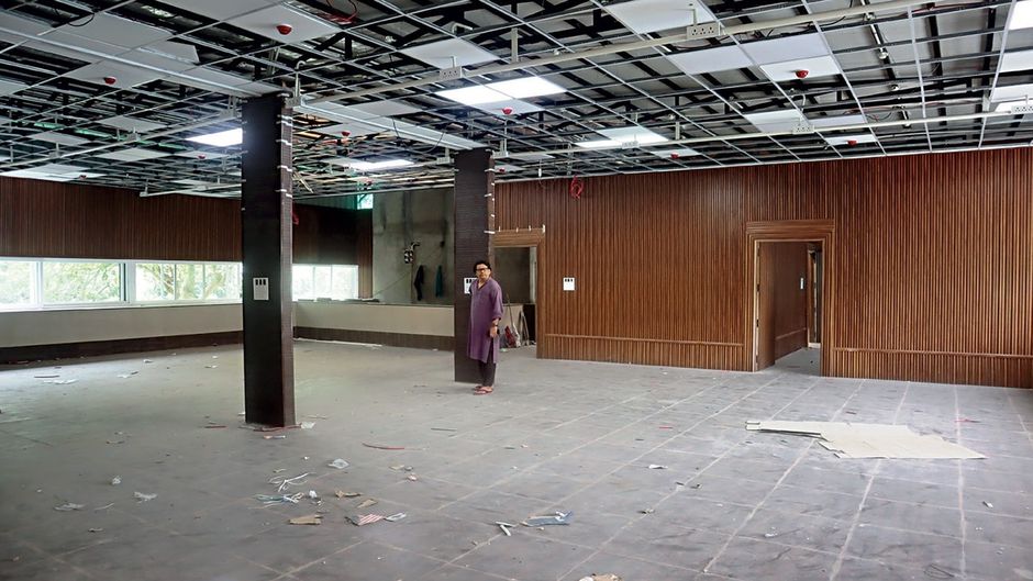 भोपाल में नया बनता एमपीएसडी का परिसर