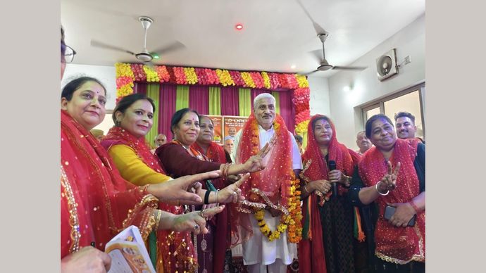 जम्मू नॉर्थ से भाजपा उम्मीदवार शाम लाल शर्मा/एक्स