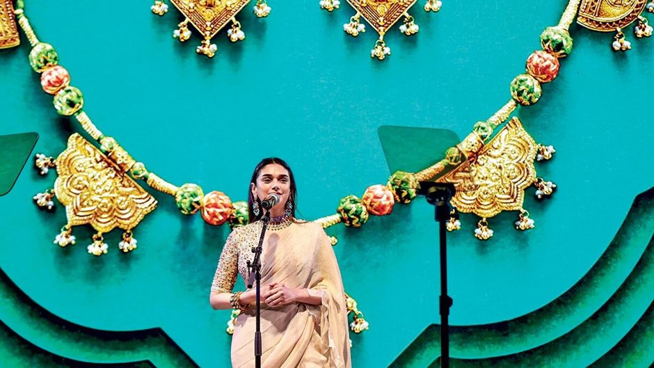 नई दिल्ली में 27 जुलाई को उद्घाटन में इंद्रिय ब्रांड की एंबेसडर अभिनेत्री अदिति राव हैदरी