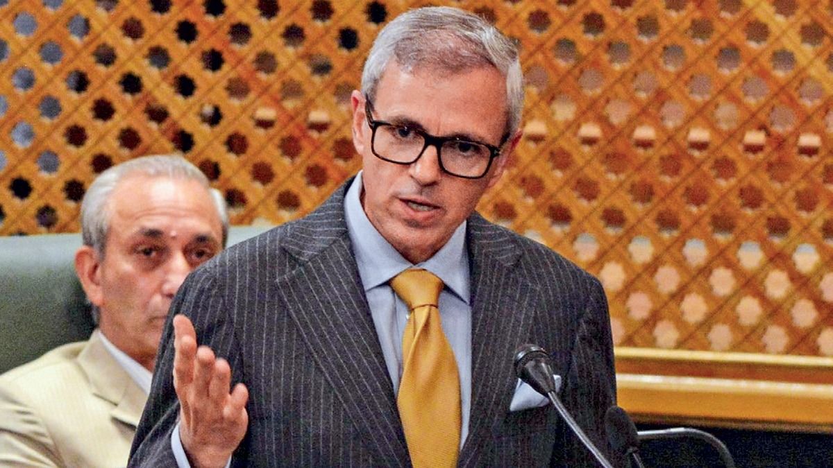 मुख्यमंत्री उमर अब्दुल्ला जम्मू-कश्मीर विधानसभा में