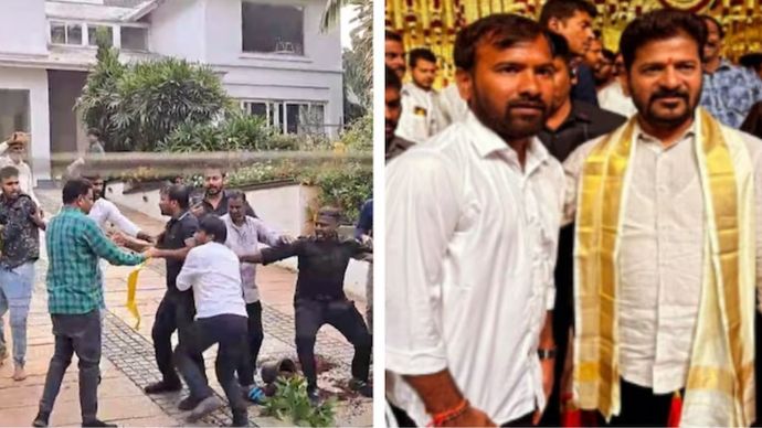 हैदराबाद में अभिनेता अल्लू अर्जुन के घर पर हमला करने के आरोप में छह लोगों को गिरफ्तार किया गया था