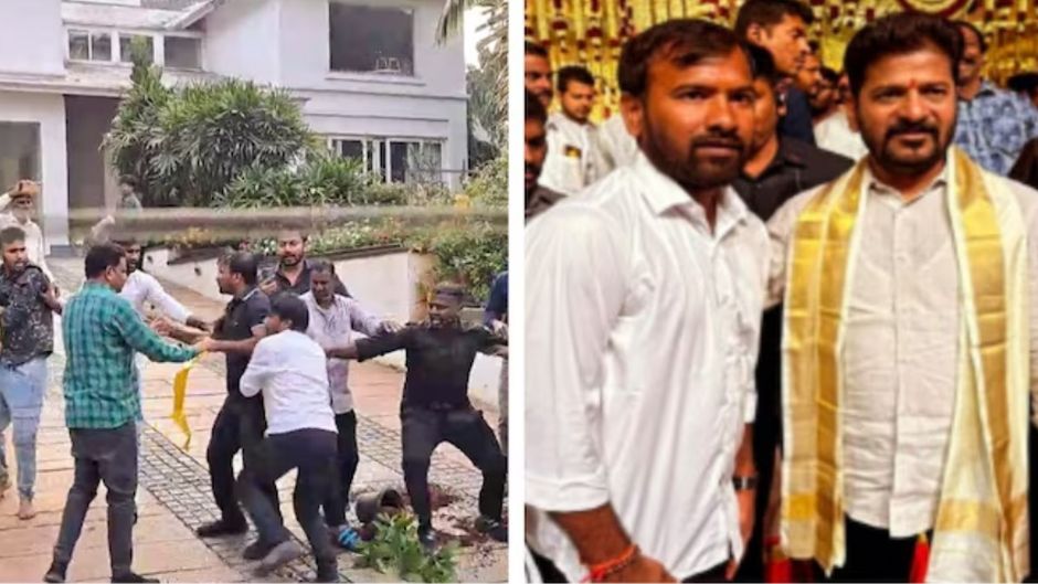 हैदराबाद में अभिनेता अल्लू अर्जुन के घर पर हमला करने के आरोप में छह लोगों को गिरफ्तार किया गया था