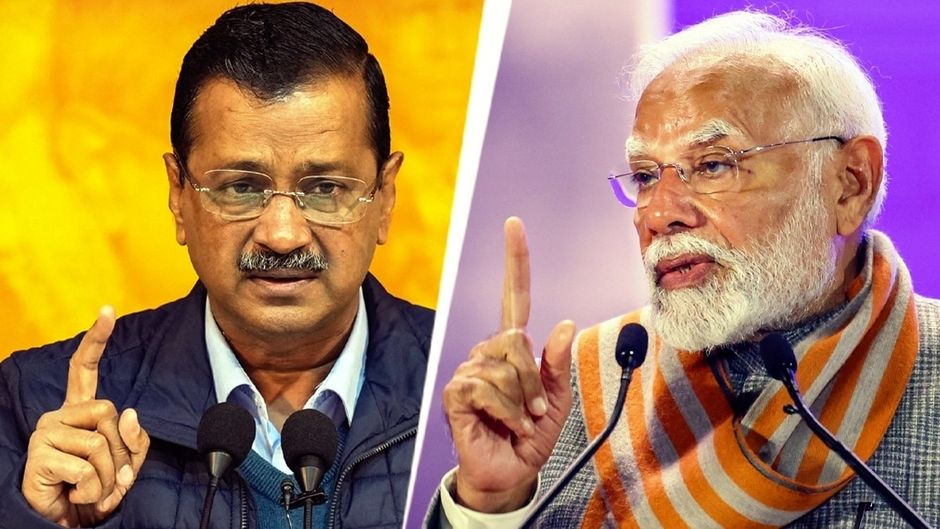 आप सुप्रीमो अरविंद केजरीवाल और पीएम नरेंद्र मोदी