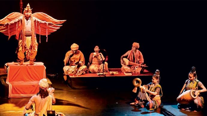 पियाल भट्टाचार्य का नाटक 'जिमुतहृदयम' का एक दृश्य