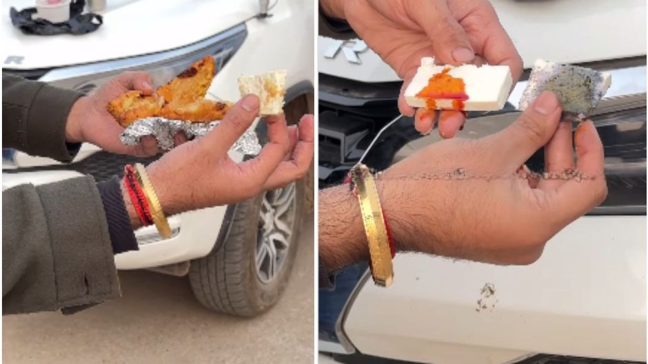 वायरल वीडियो में नकली पनीर की जांच