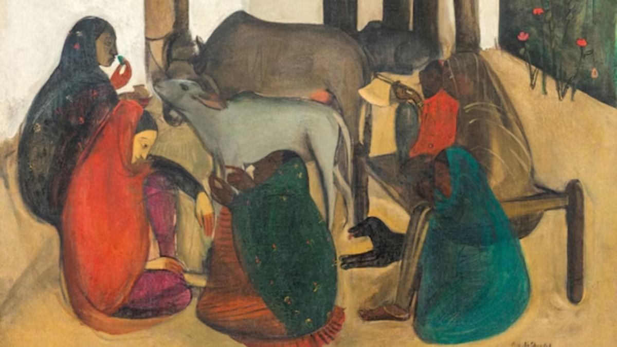 अमृता शेरगिल की पेंटिंग 'द स्टोरी टेलर' (फाइल फोटो)