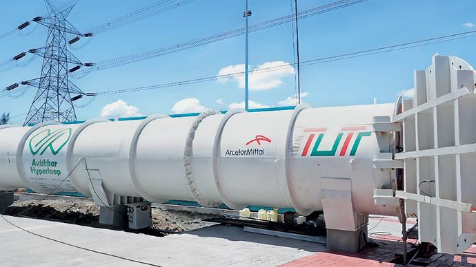 transport: ultra-high-speed rail