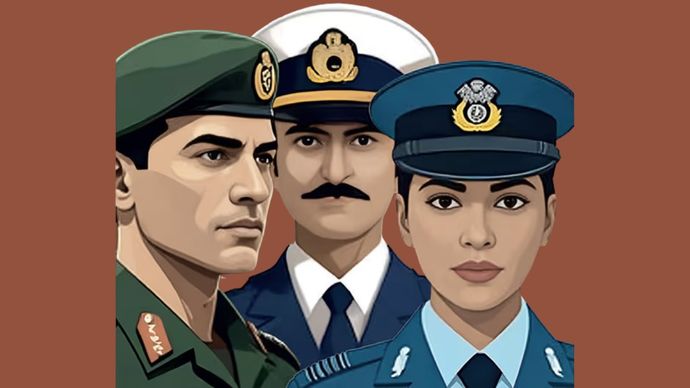 तीनों सेनाओं के दिखाने के लिए सांकेतिक तस्वीर (इलस्ट्रेशन: तन्मय चक्रवर्ती)