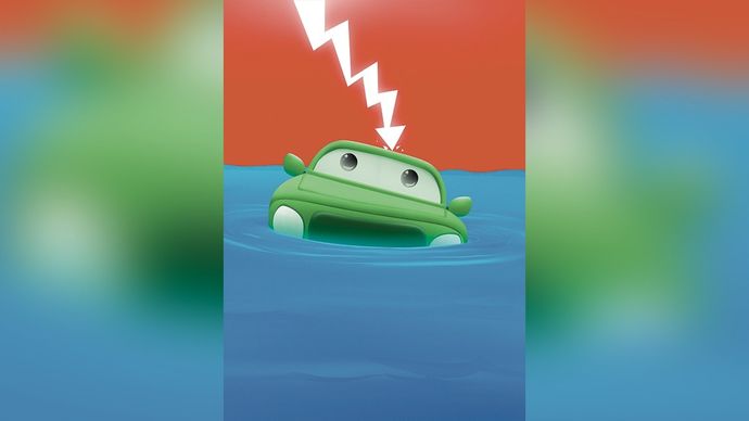 छोटी कारों की पूछ नहींः इलस्ट्रेशन-सिद्धांत जुमडे