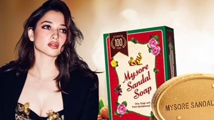 तमन्ना भाटिया बनी मैसूर संदल सोप की ब्रांड ऐंबेसडर