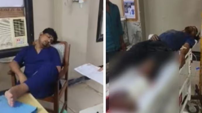 इमरजेंसी वार्ड में सोता रहा डॉक्टर और तड़पकर मरीज की हुई मौत