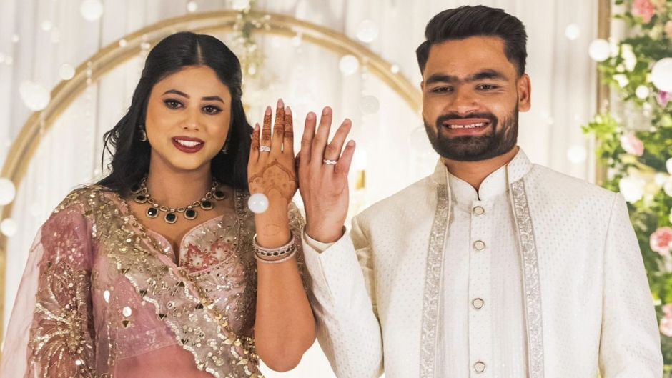 Rinku Singh and Priya Saroj