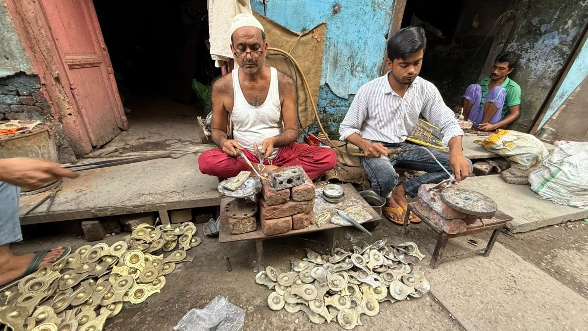 Moradabad Brass Artisan Mohammad hanif